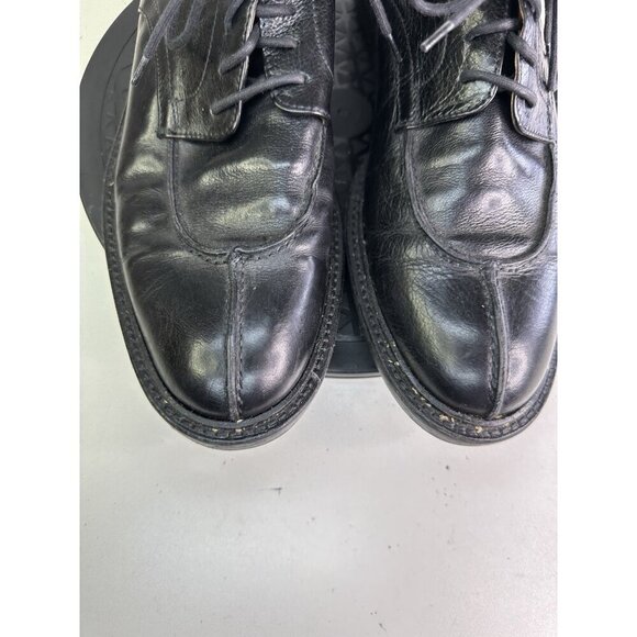 Bacco Bucci Oxford Shoes  Black Leather Split Toe Derby Dress Shoes Sz 9.5 main image 11